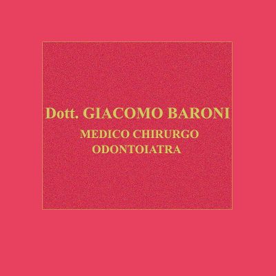 DOTT. GIACOMO BARONI